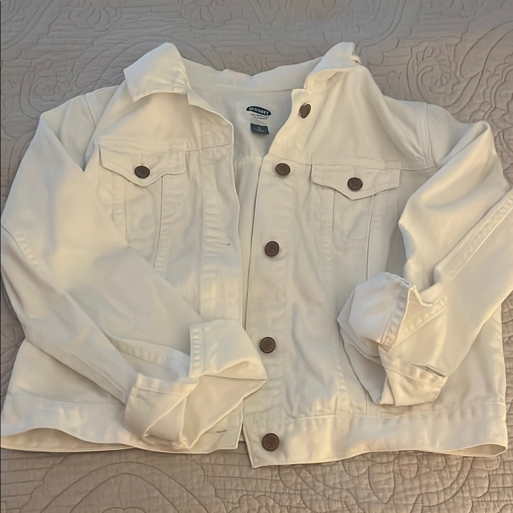 White Denim Jacket